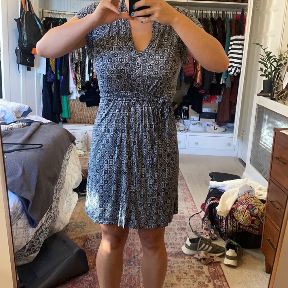 NWT French Connection Medallion Wrap Dress